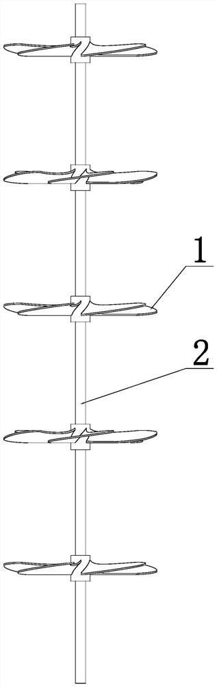 Rotational flow device, flocculator containing rotational flow device and application of flocculator