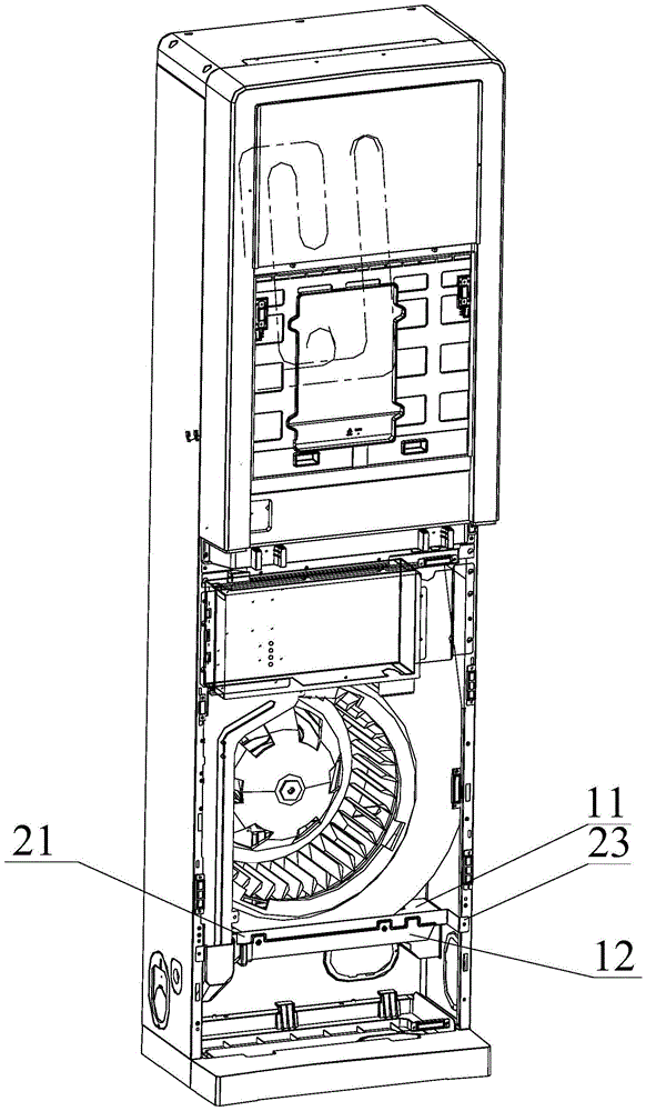 Rat-proof structure of cabinet and air conditioner comprising rat-proof structure
