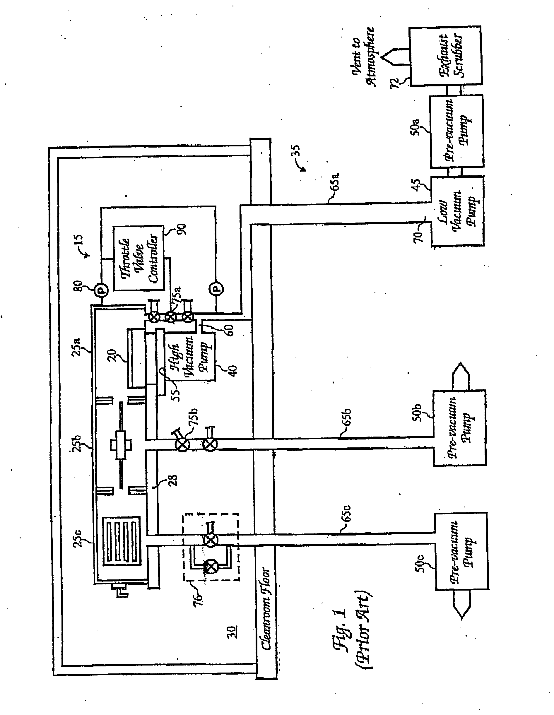 Processing apparatus having integrated pumping system