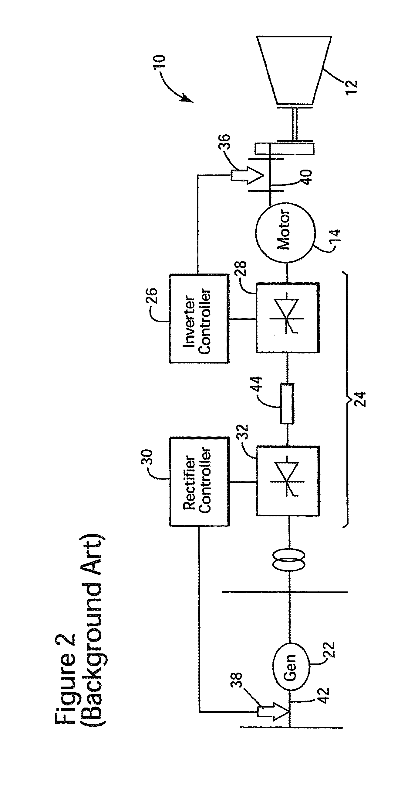 Phase locked loop based torsional mode damping system and method