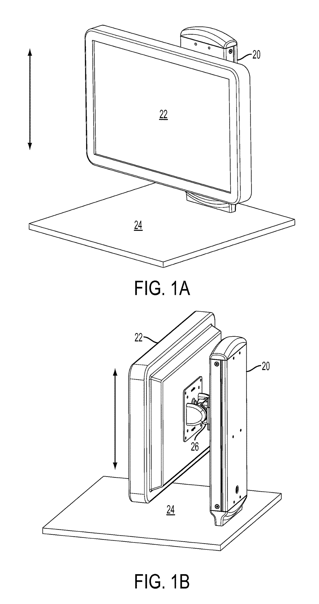 Device for positioning an object at a user-adjusted position