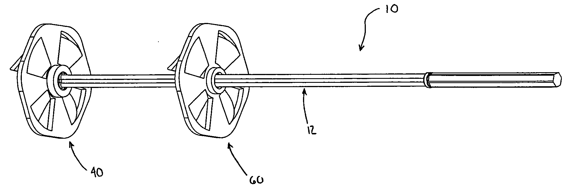Rotary mixing device