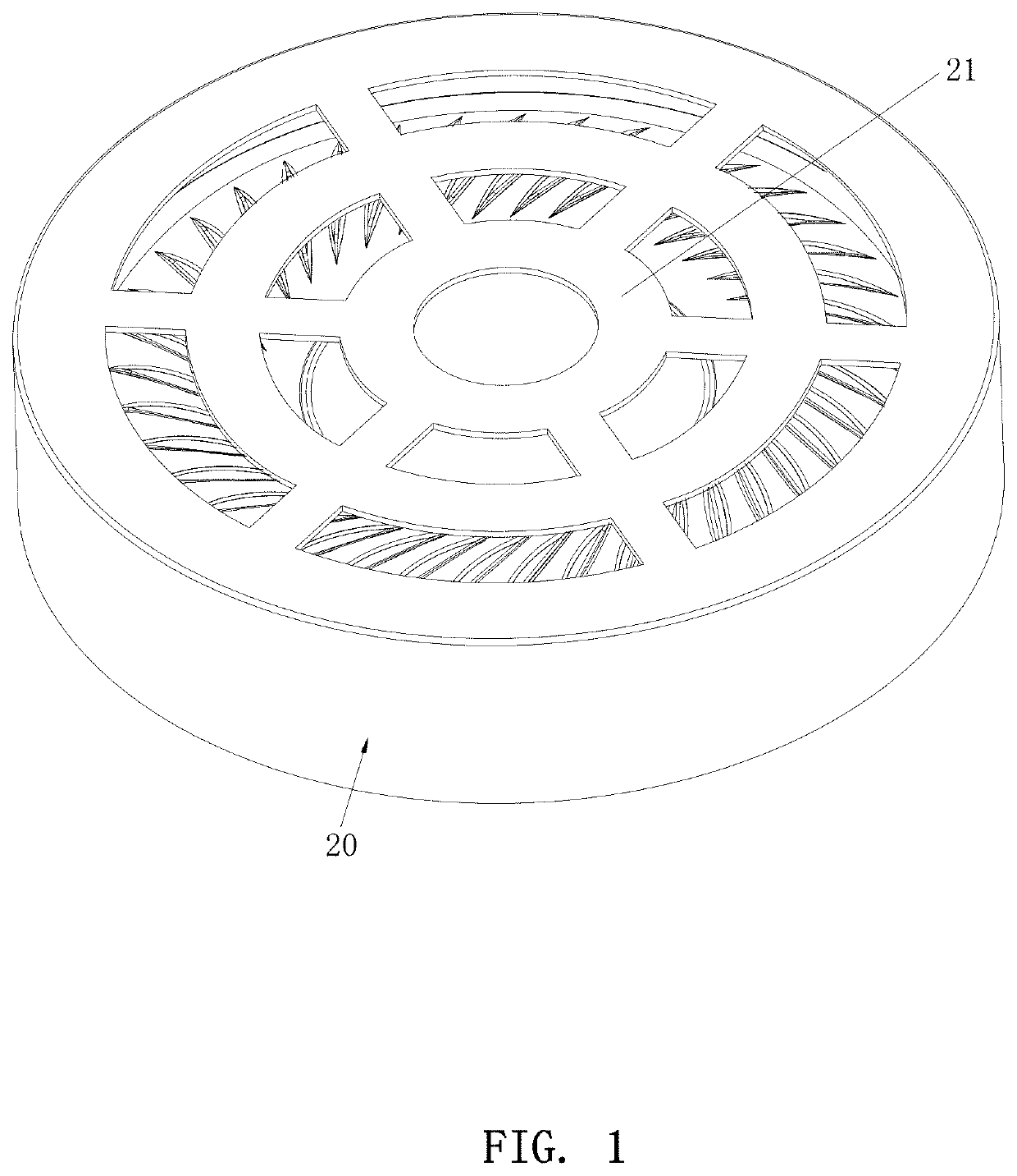 One-piece speaker having built-in sound cavity