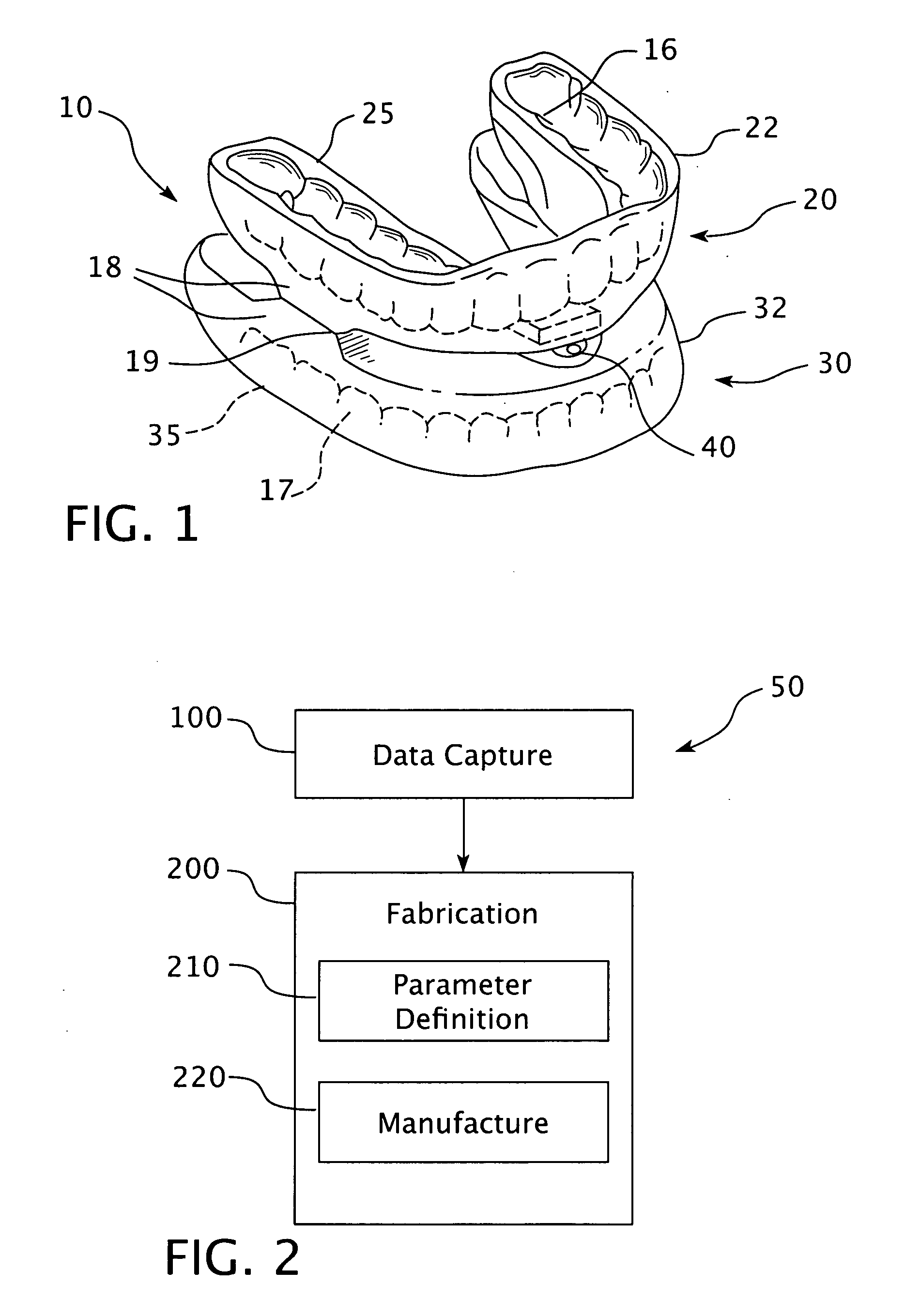 Apparatus and method for manufacturing a mandibular advancement device
