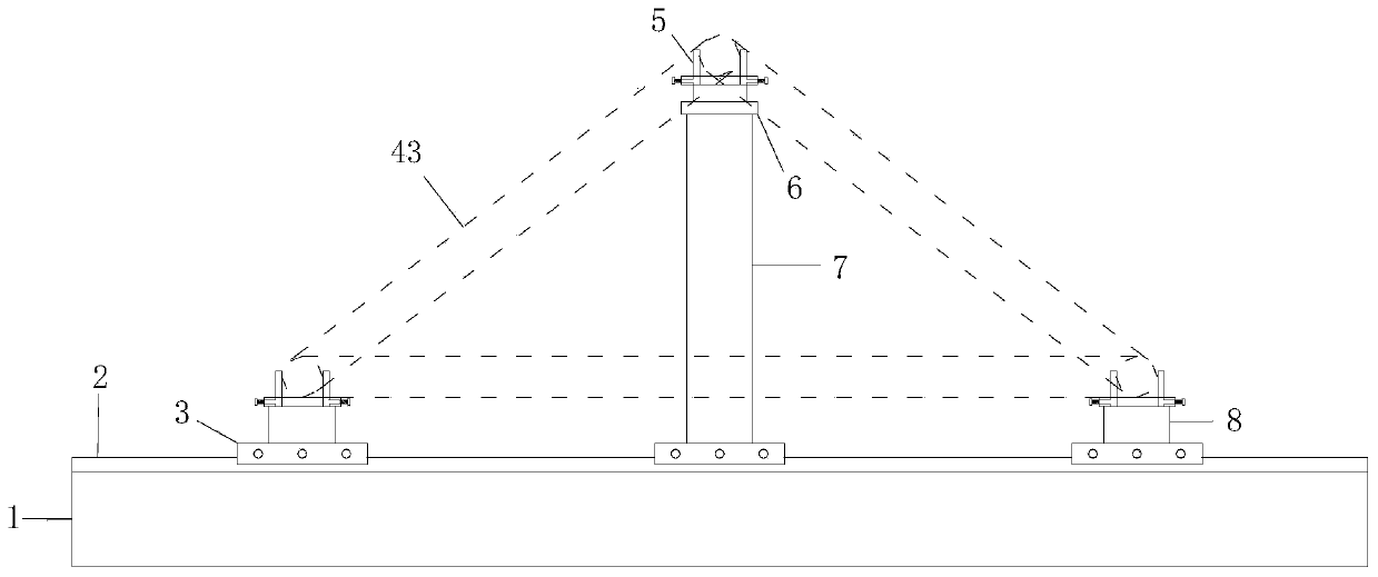 Steel truss assembly system and construction method