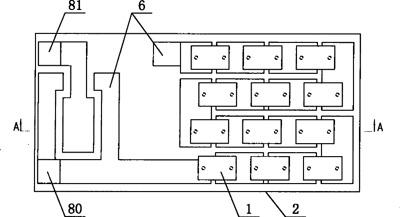 Production method of LED chip with electrostatic protection function