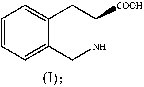 Method for preparing (S)-1,2,3,4-tetrahydroisoquinoline-3-carboxylic acid through multienzyme coupling
