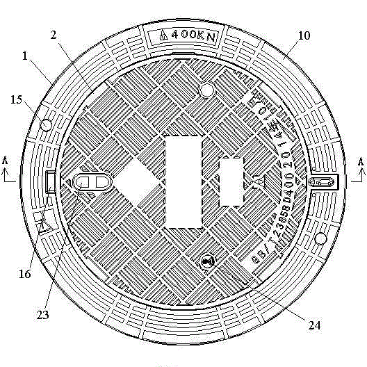 Short message switching alarming system and method for well lid