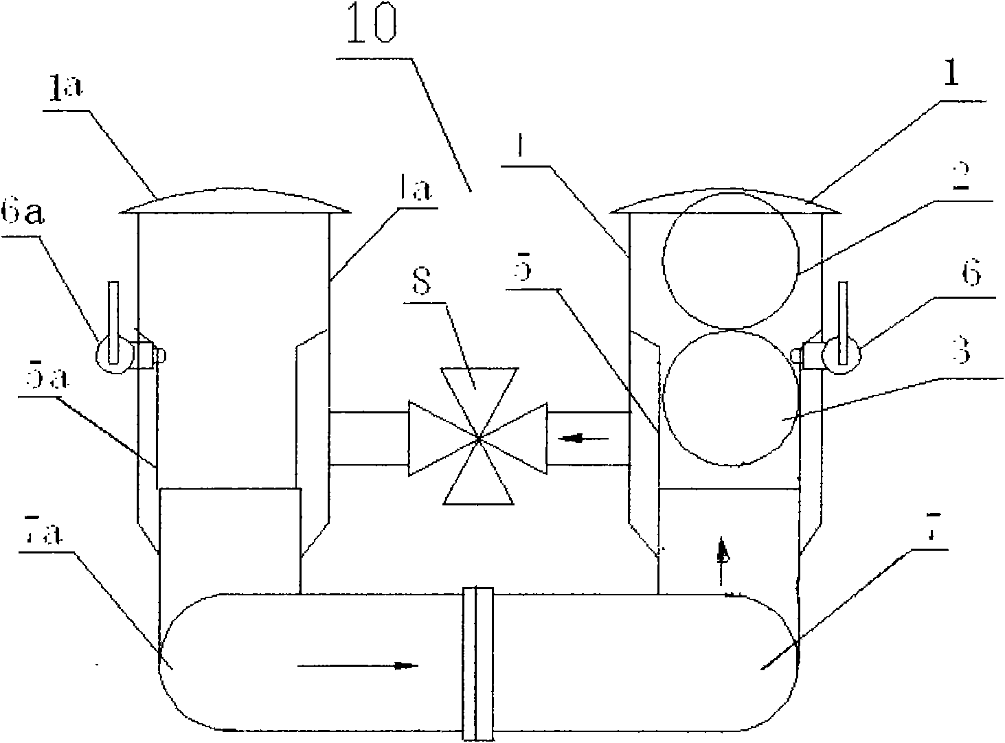 Bidirectional double-ball standard volume tube