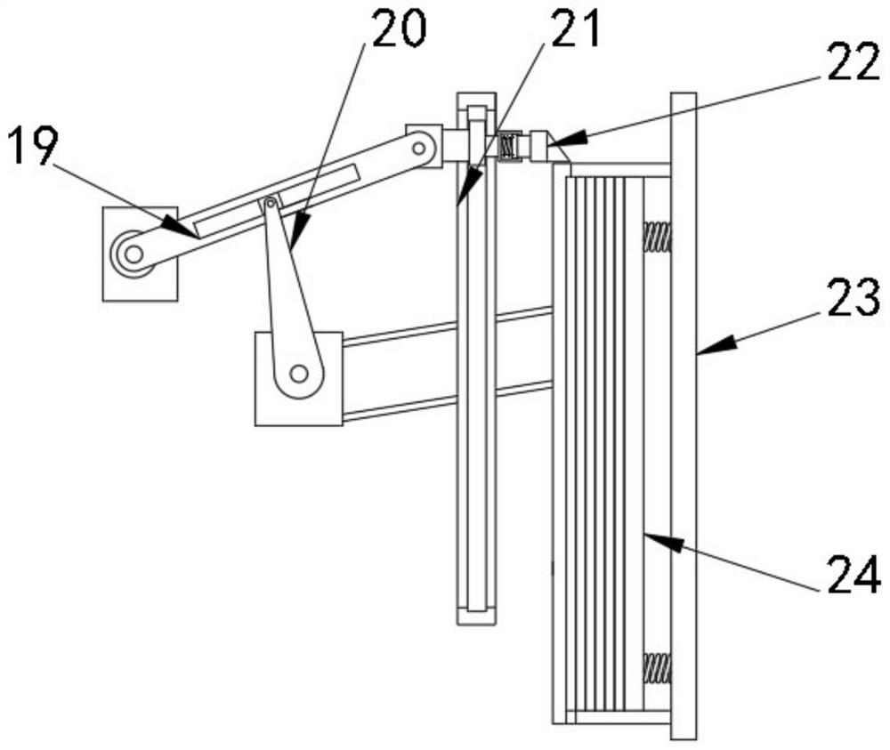 Self-feeding metal plate finish paint film coating device with automatic turnover function