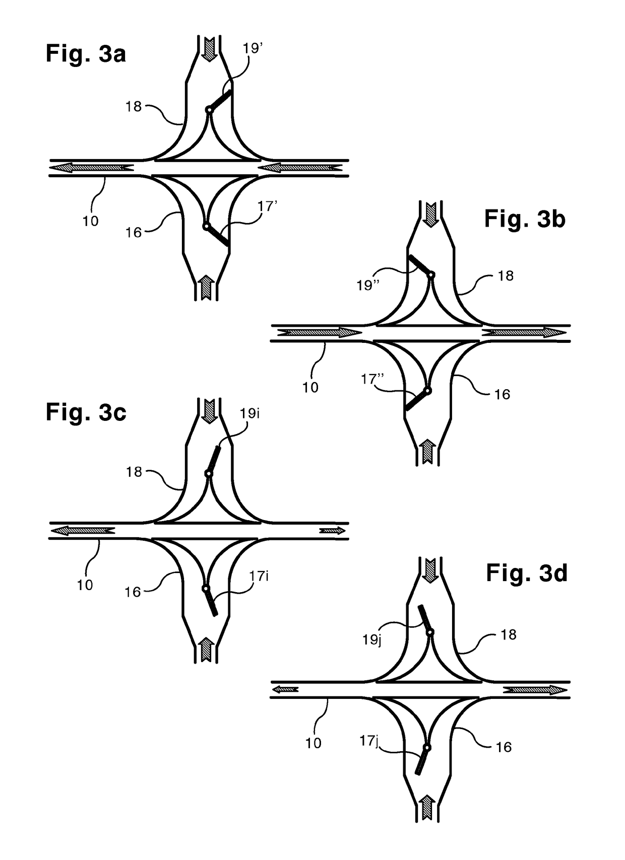 Method and machine for treating textile fabrics with an adjustable air flow