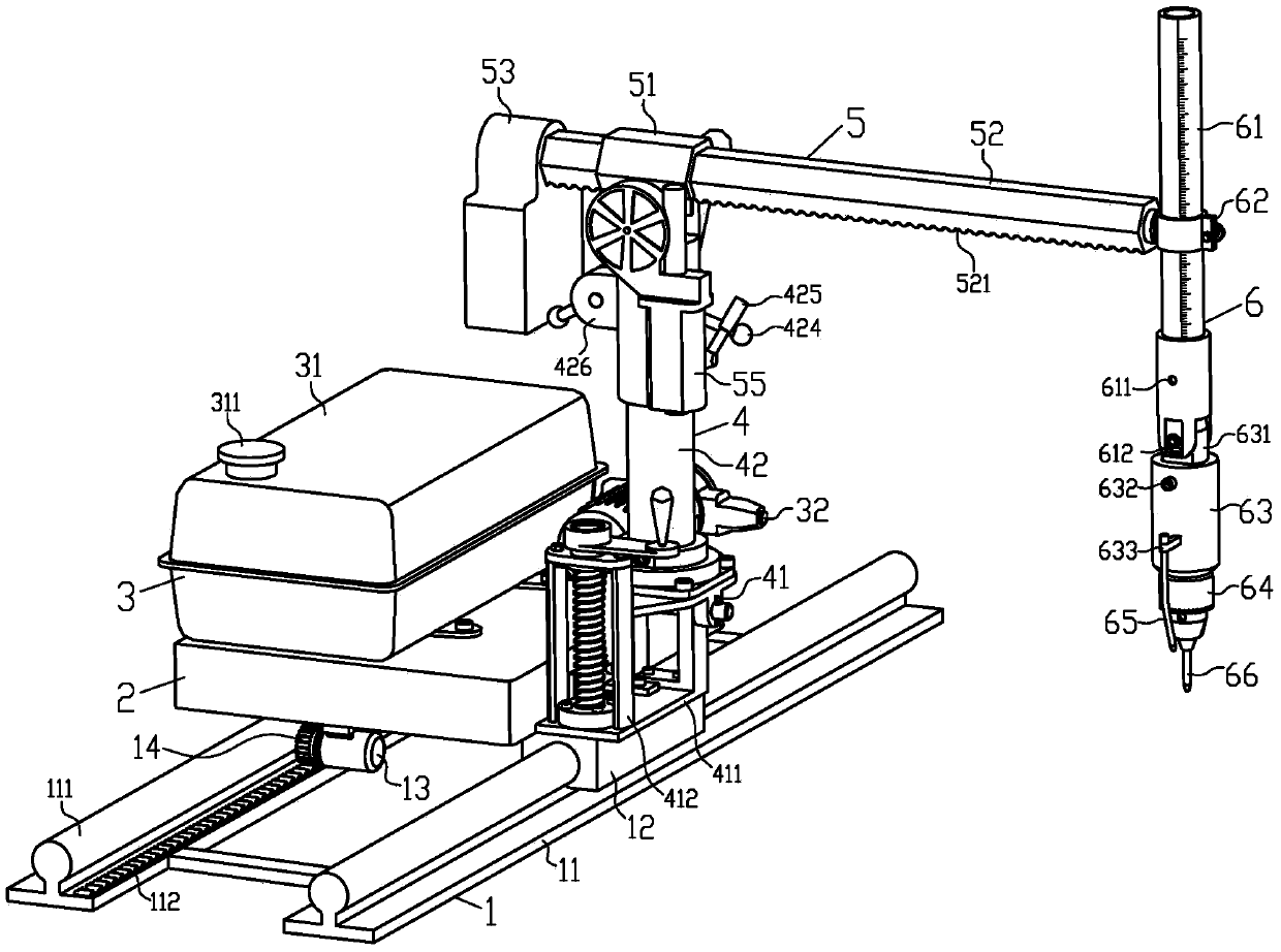 A cutting and processing device for acrylic products