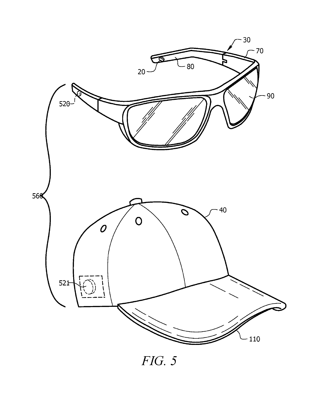 Apparatus for retractable tethering and attachment to and between headgear and eyewear and methods of making and using the same