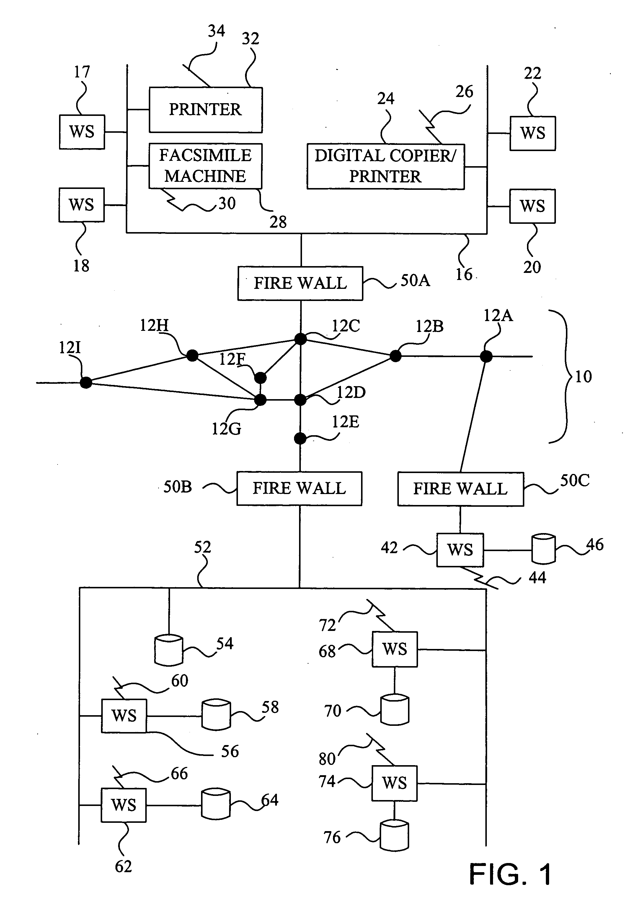 Method and system of remote monitoring and support of devices, using POP3 and decryption using virtual function