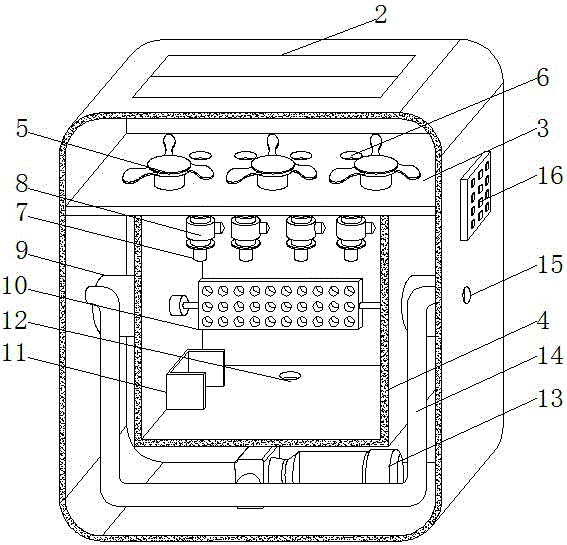 Air reaction based air purifying device for new habitable room