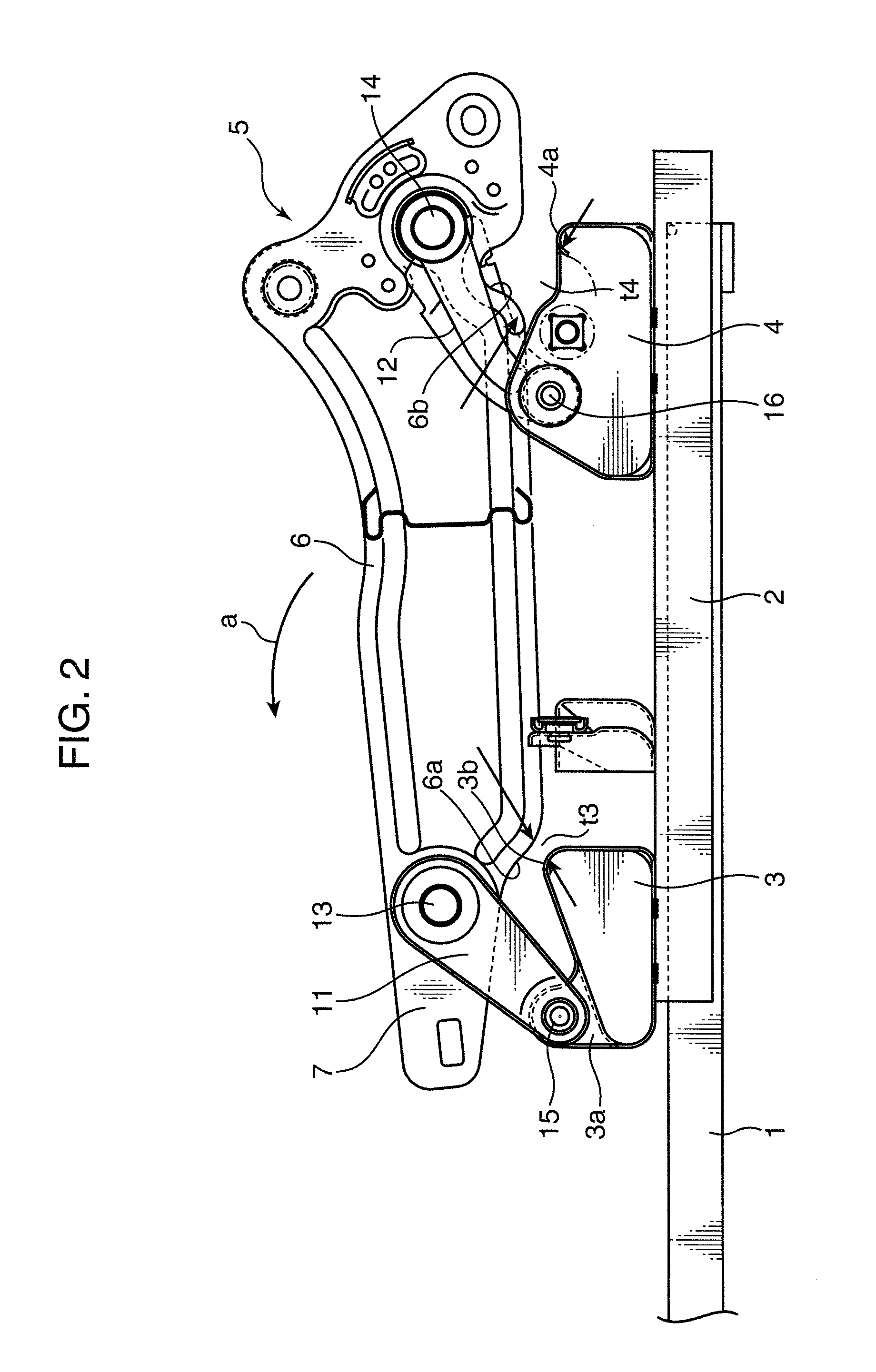 Lifter device for vehicle seat