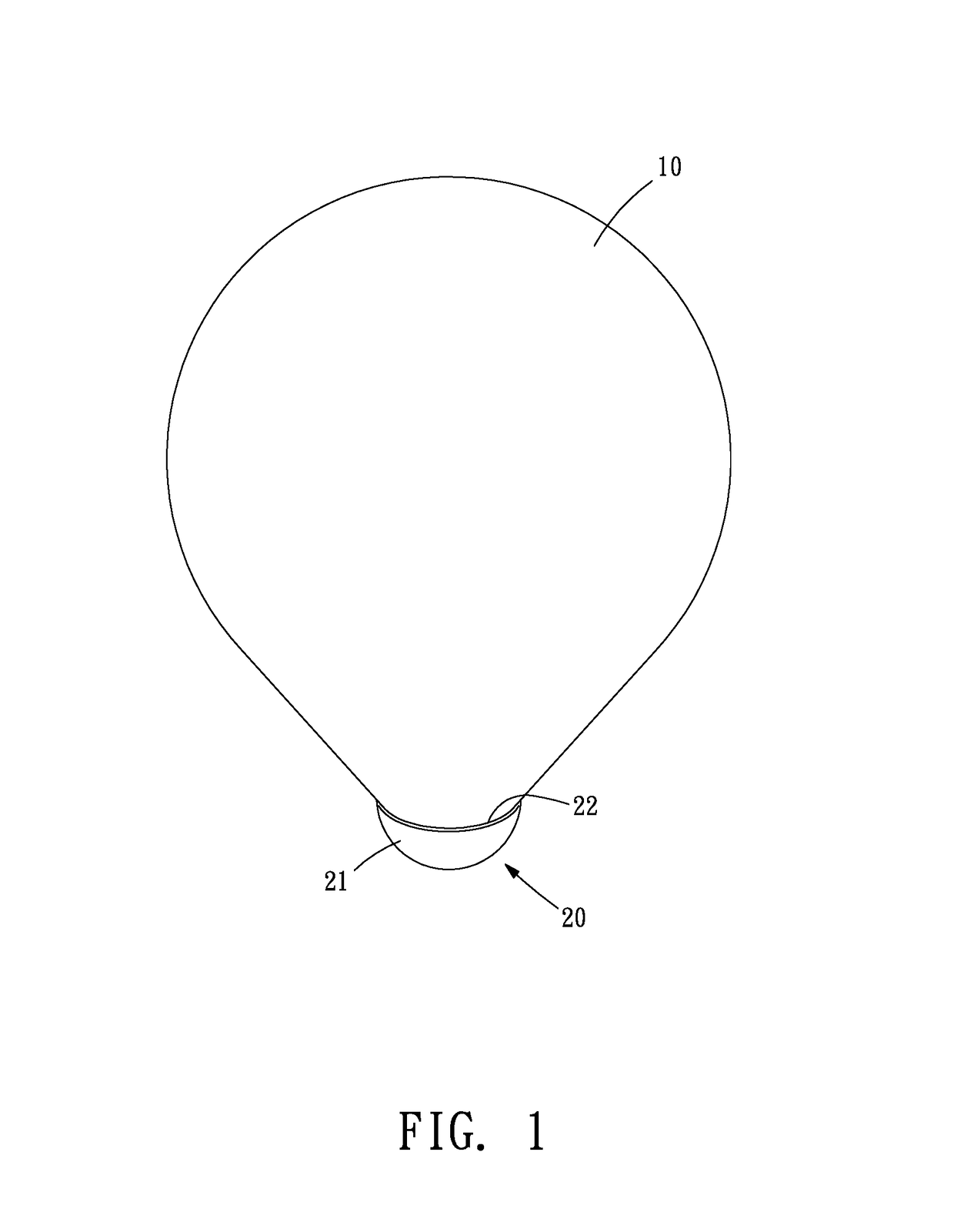 Device capable of enabling balloon to stand up