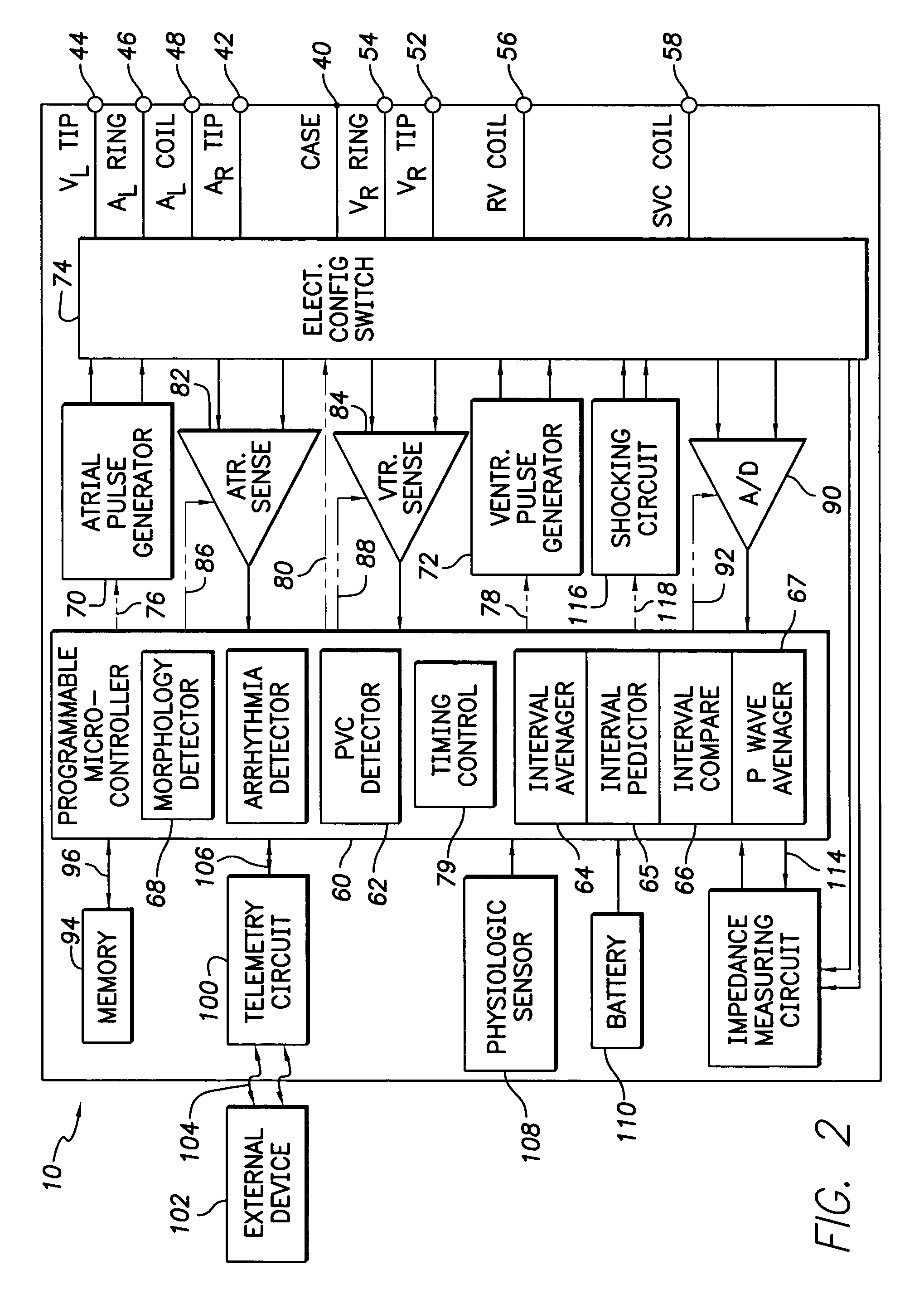 Cardiac stimulation device with selective atrial pacing on premature ventricular complex detection and method