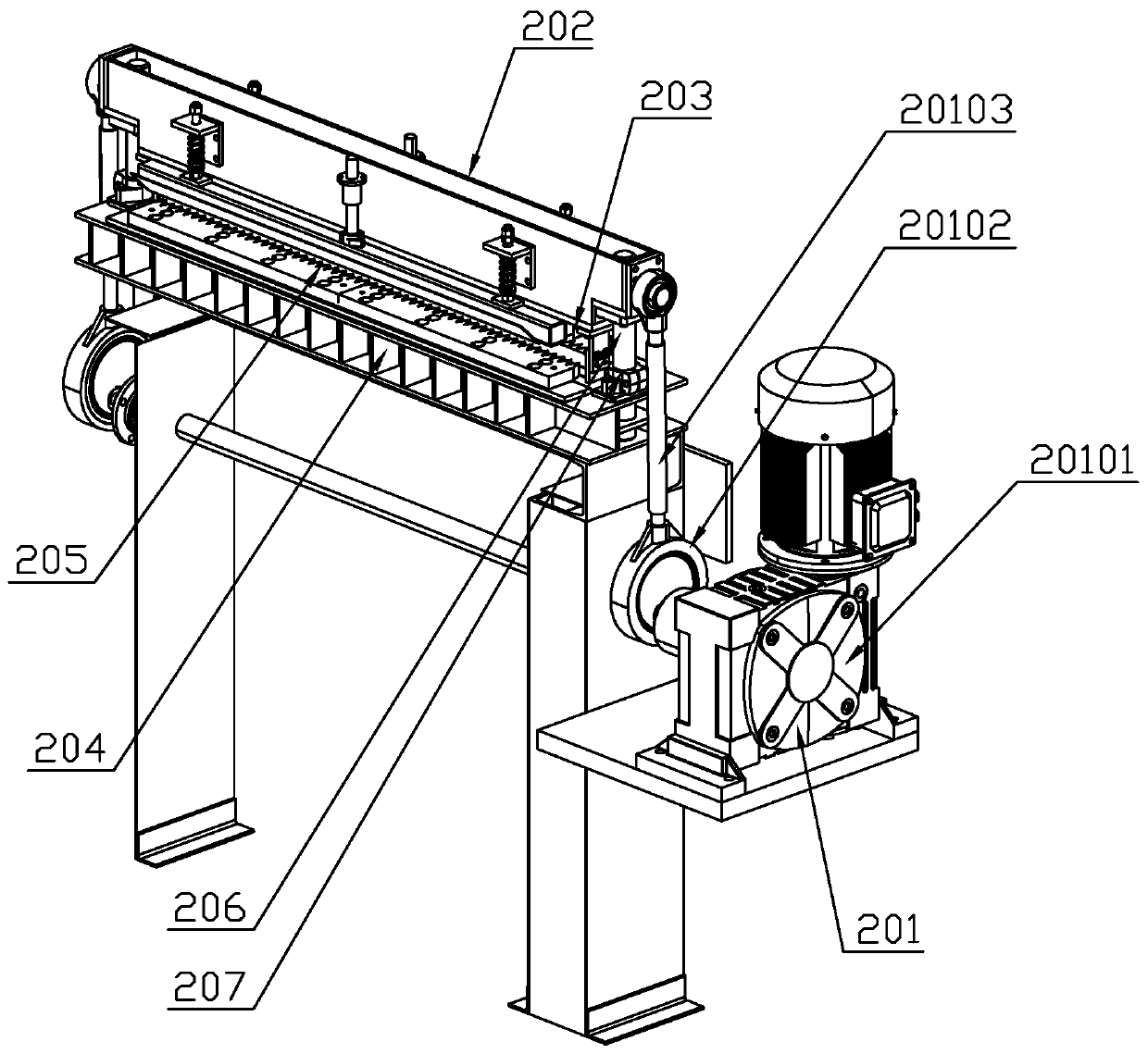 Veneer continuous tooth jointing machine