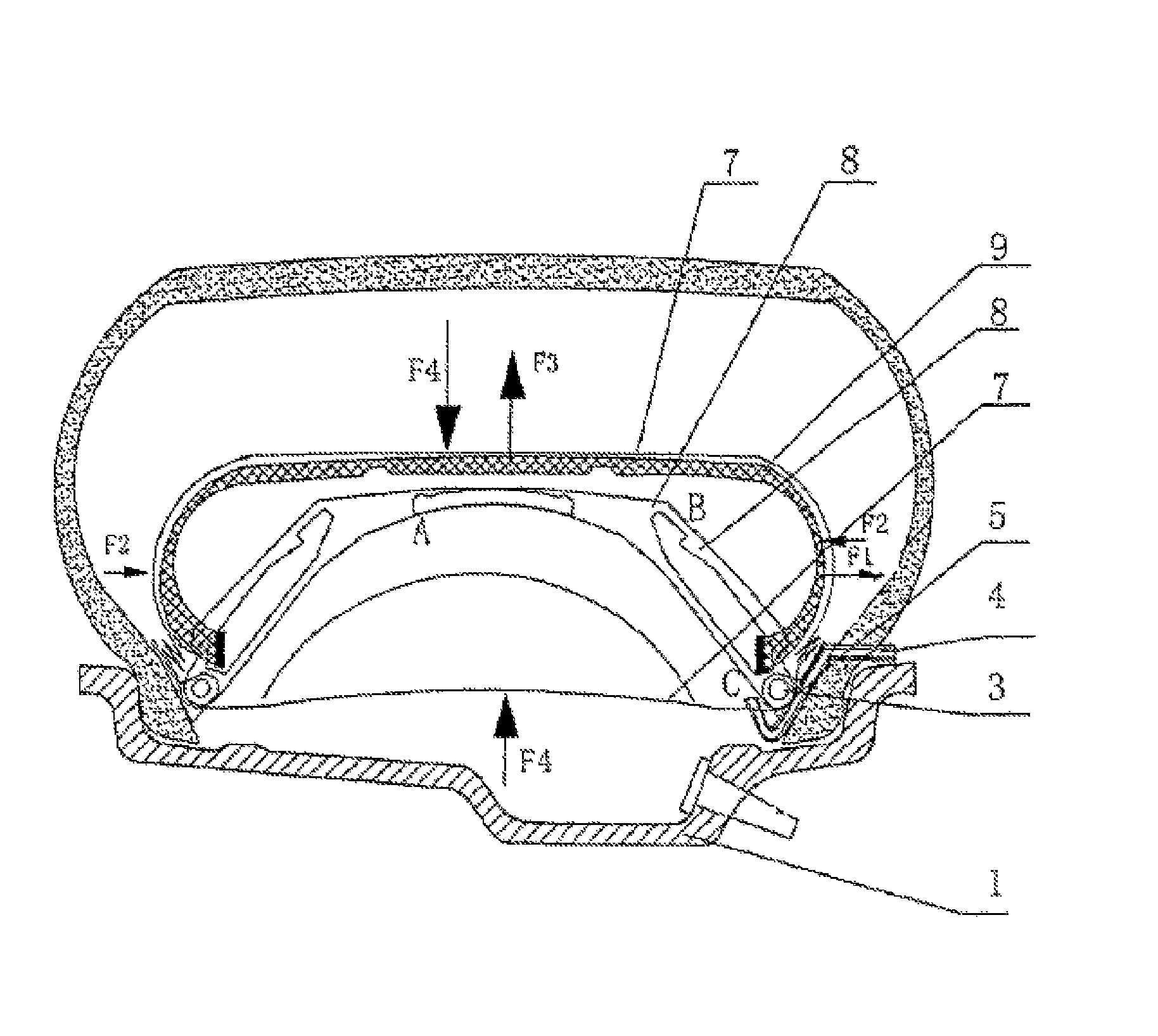 Airbag for vehicle tires