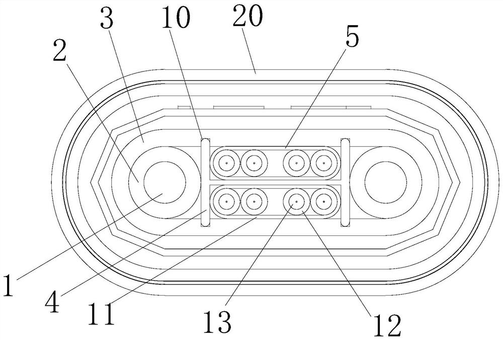 Explosion-proof flame-retardant electric tracing band