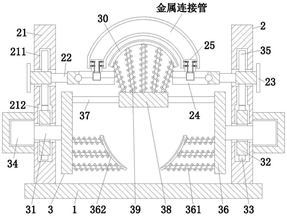 Machining forming machine and machining method for metal connecting tube of automobile air conditioner