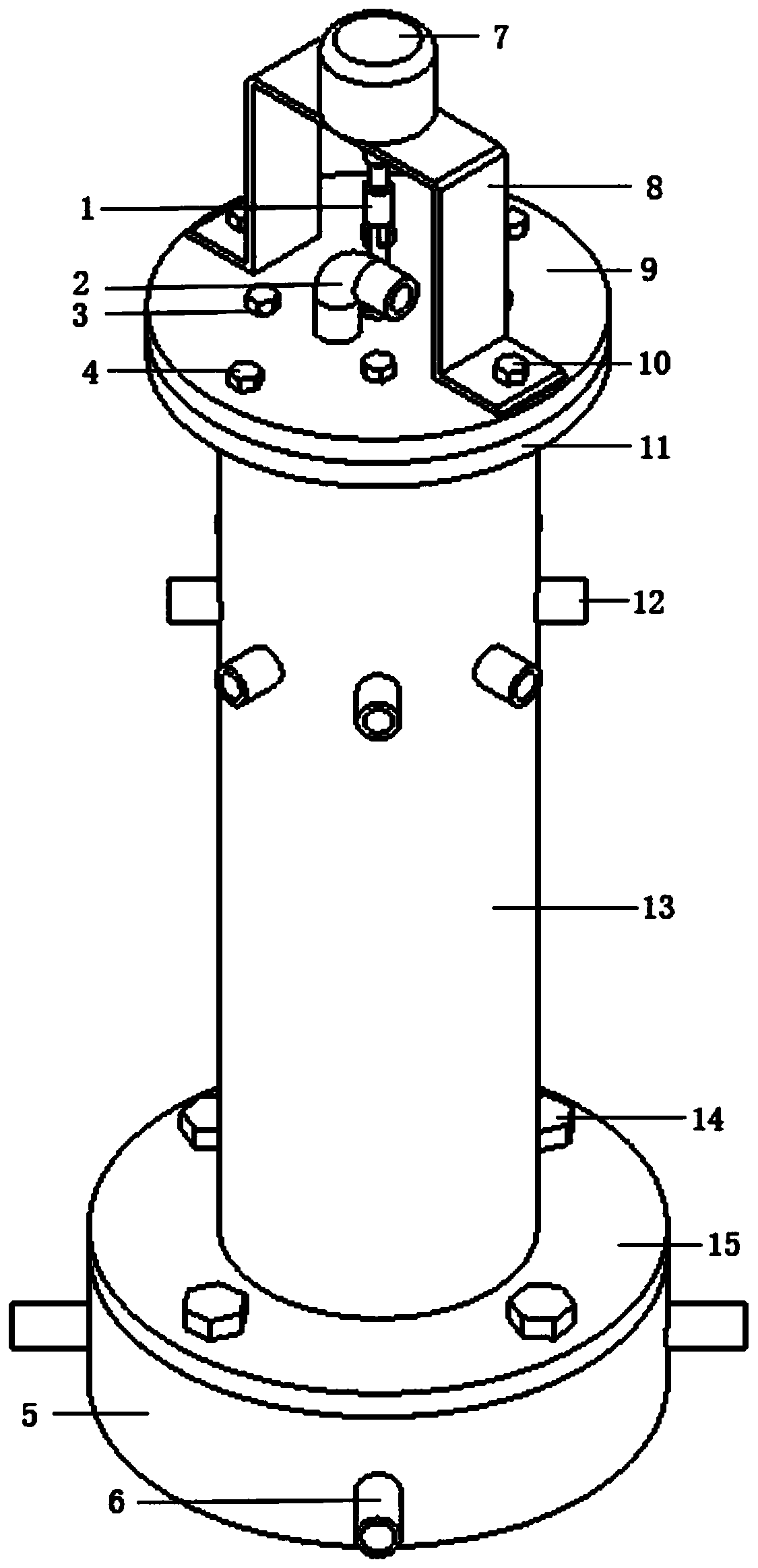 A composite magnetized flocculation thickening device