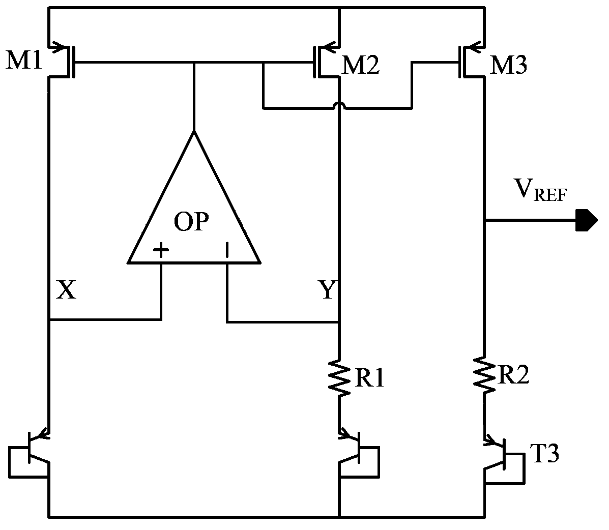 High-precision resistance-free band-gap reference voltage source