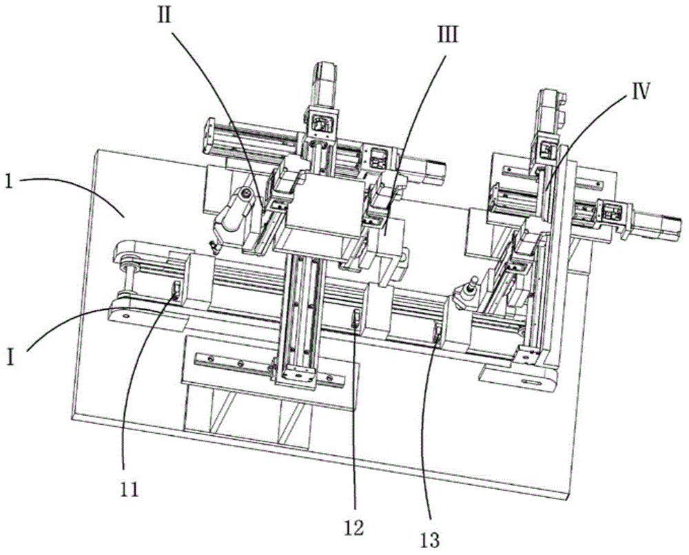 Assembly line type screw locking and adhesive dispensing double-station operating device