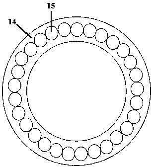 A cylindrical light curtain speed measuring device and its speed measuring method