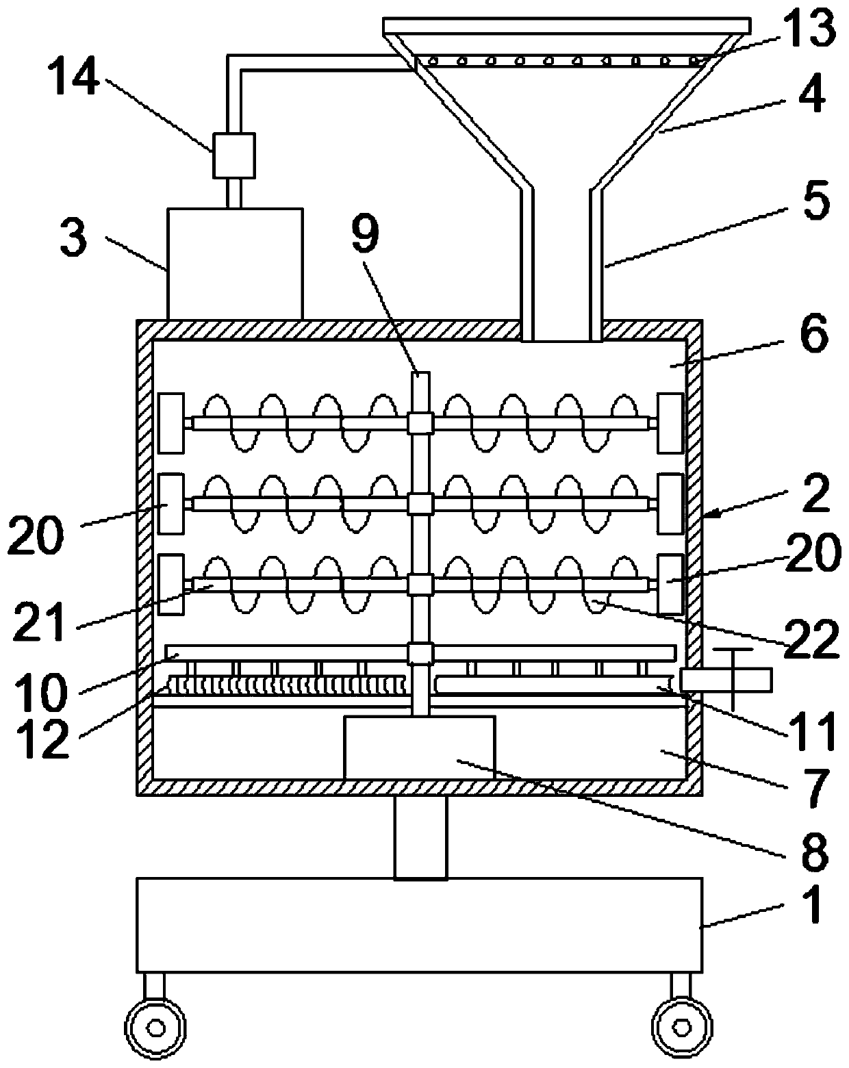 Vomit receiving device for gigestive department nursing