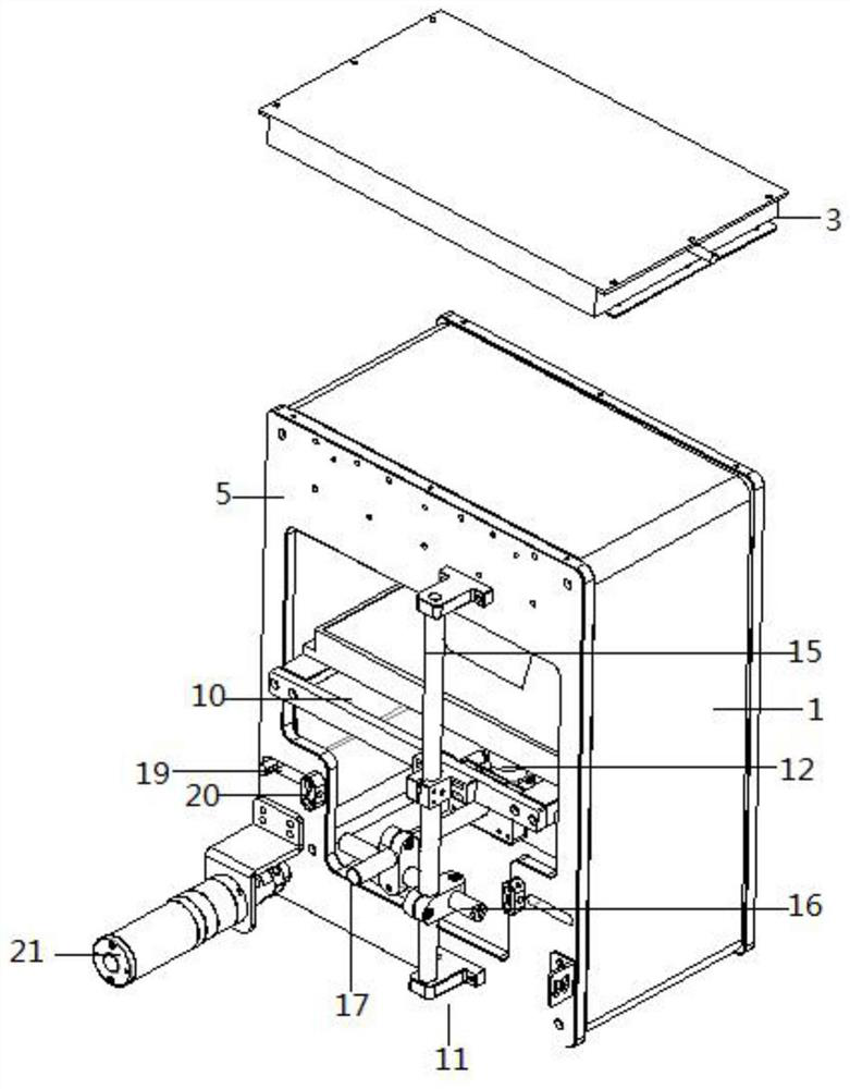 Conveying detection mechanism and working method