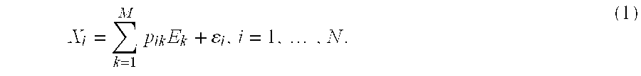 Method of identifying endmember spectral values from hyperspectral image data