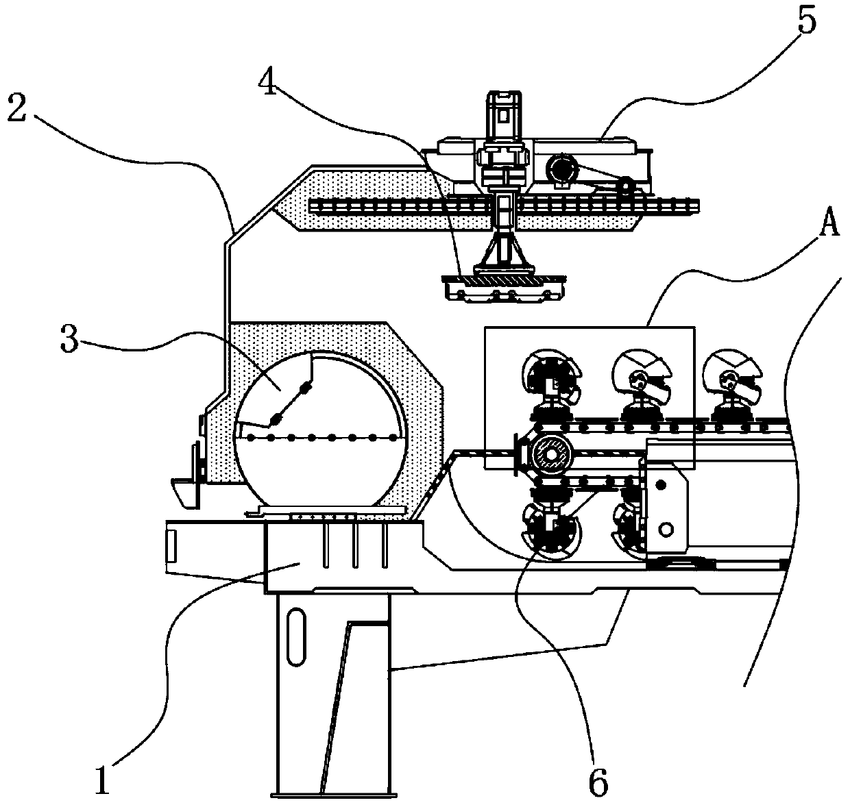 Intelligent helmet production and assembly device