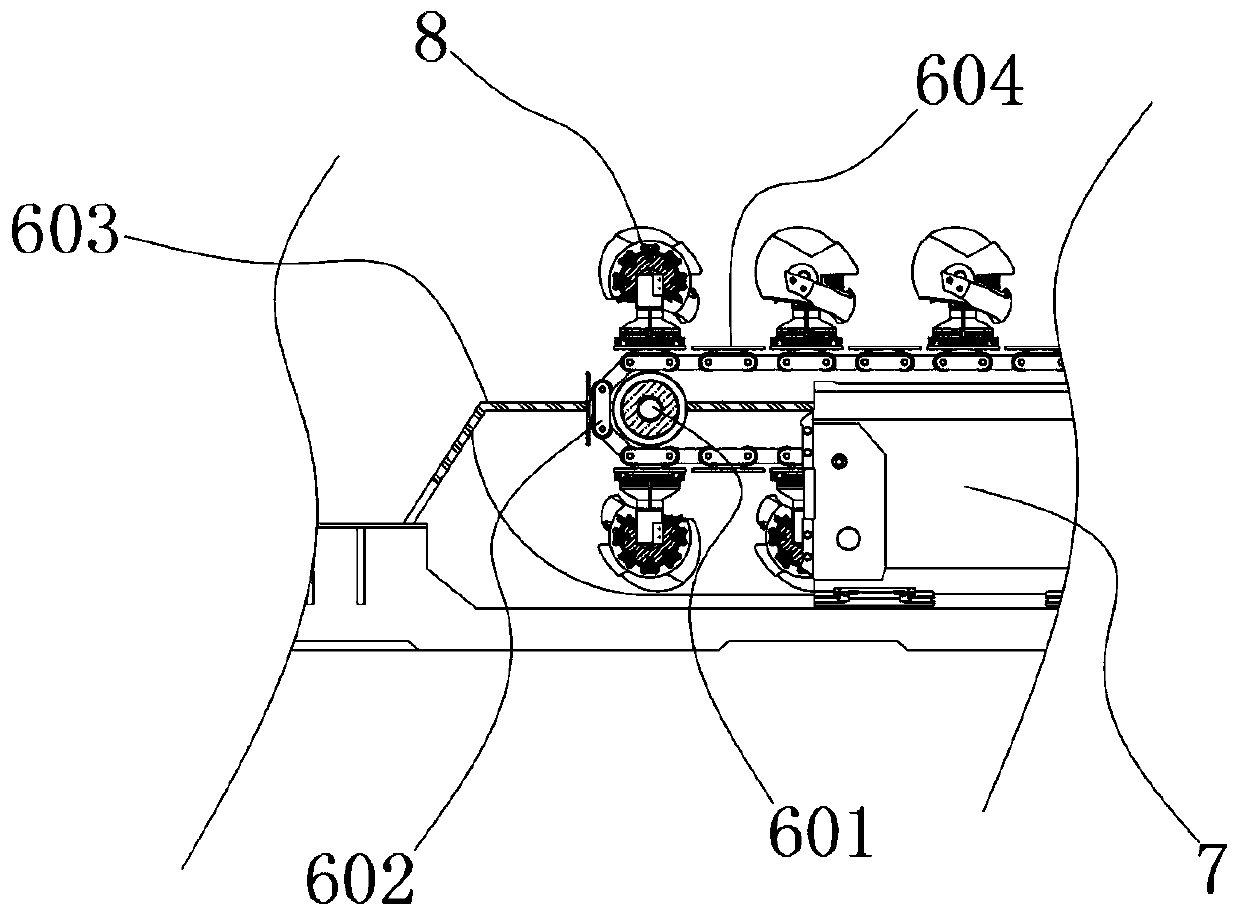 Intelligent helmet production and assembly device