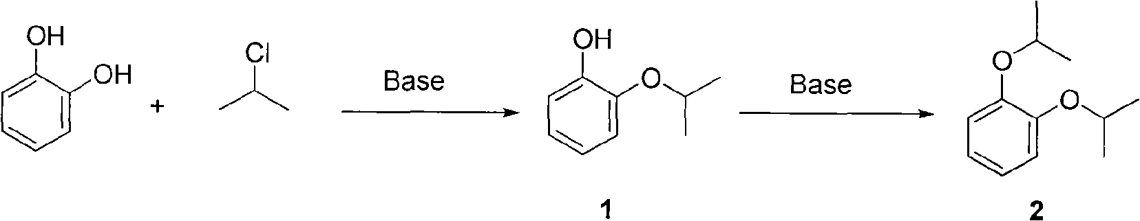 Preparation method of o-isopropoxyphenol