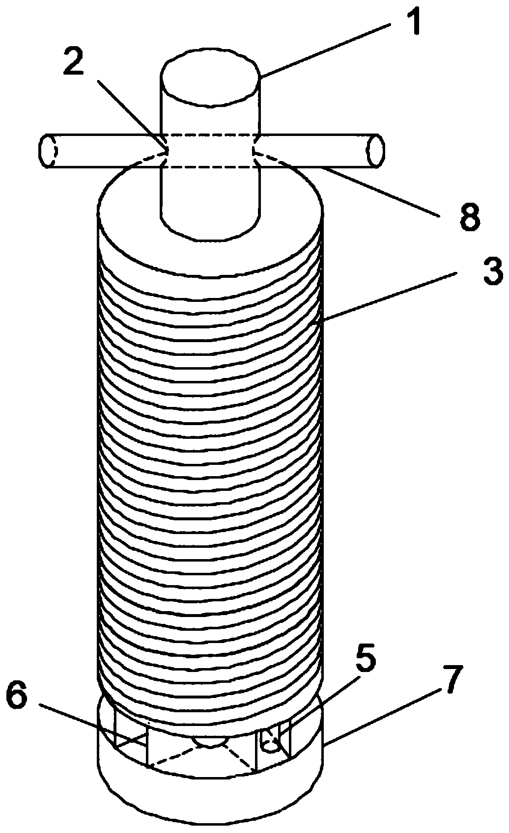A detachable single side bolt and its use method