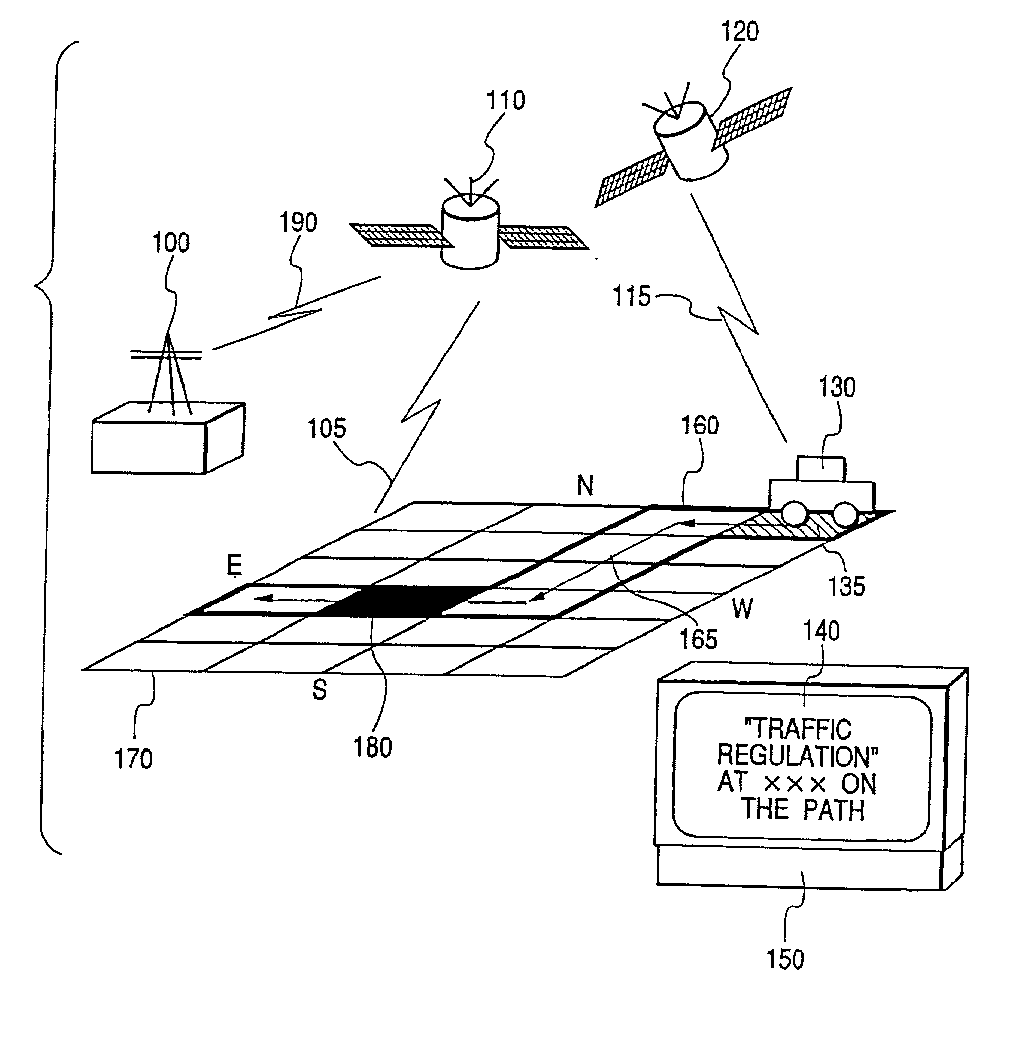 Broadcasting system, broadcast receiving hardware systems, and navigation terminal