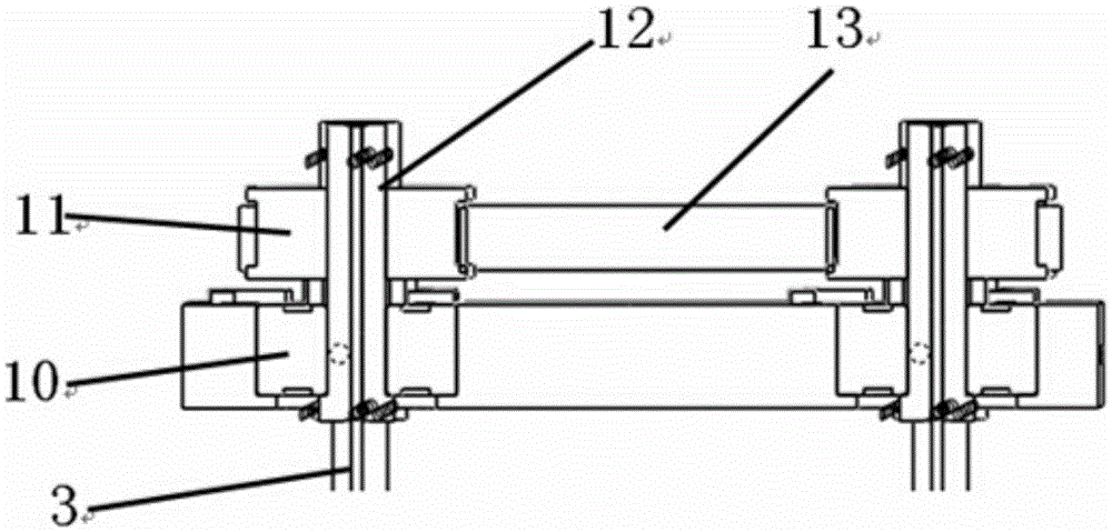 A test tube stirring device