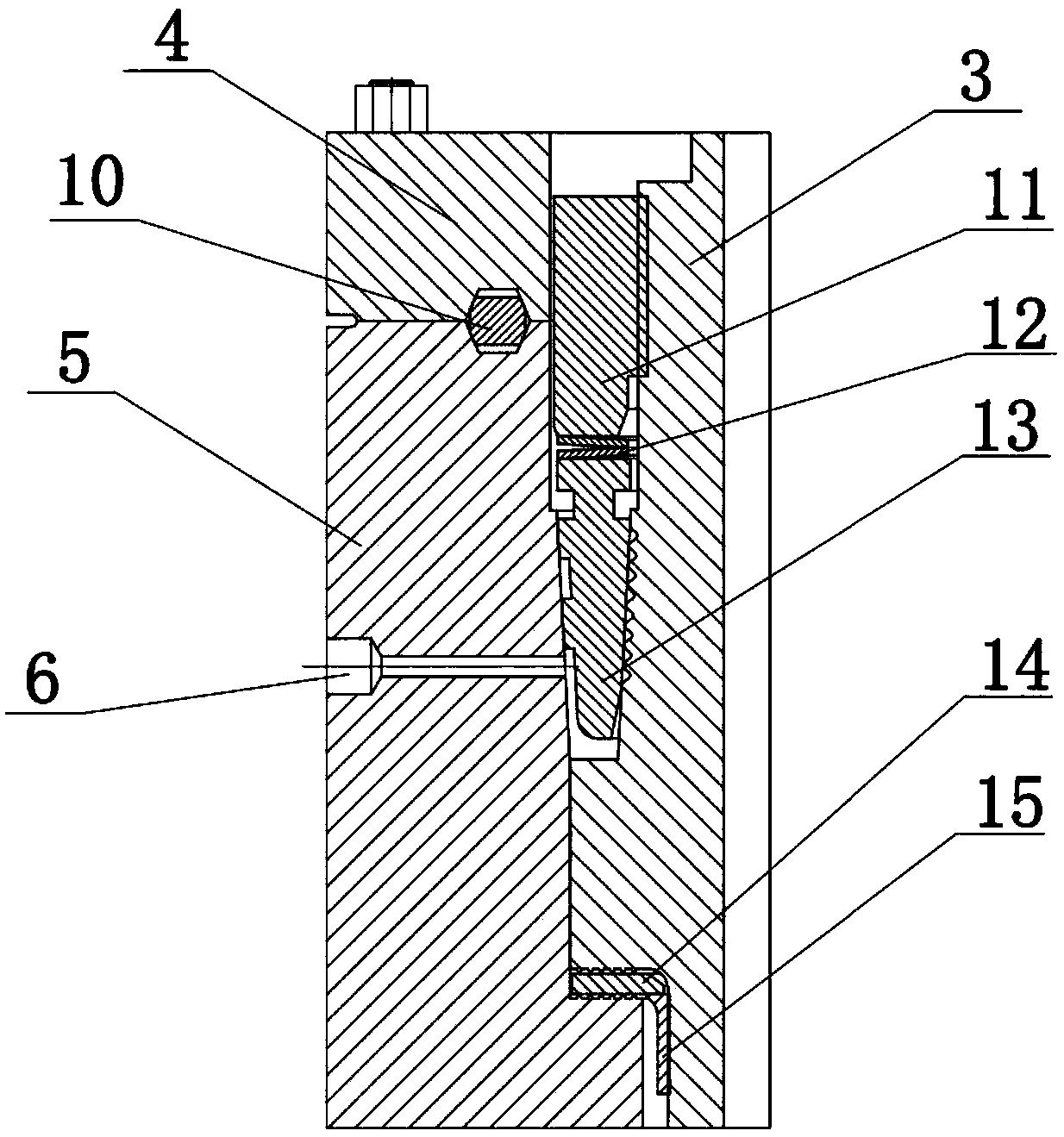 Mandrel type hanger of all-metal multi-stage and equidimension sealing structure