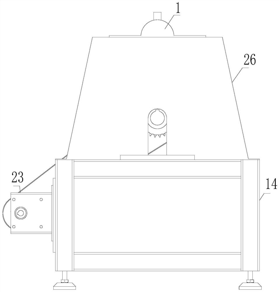 Ternary lithium powder distributor and cooling device thereof