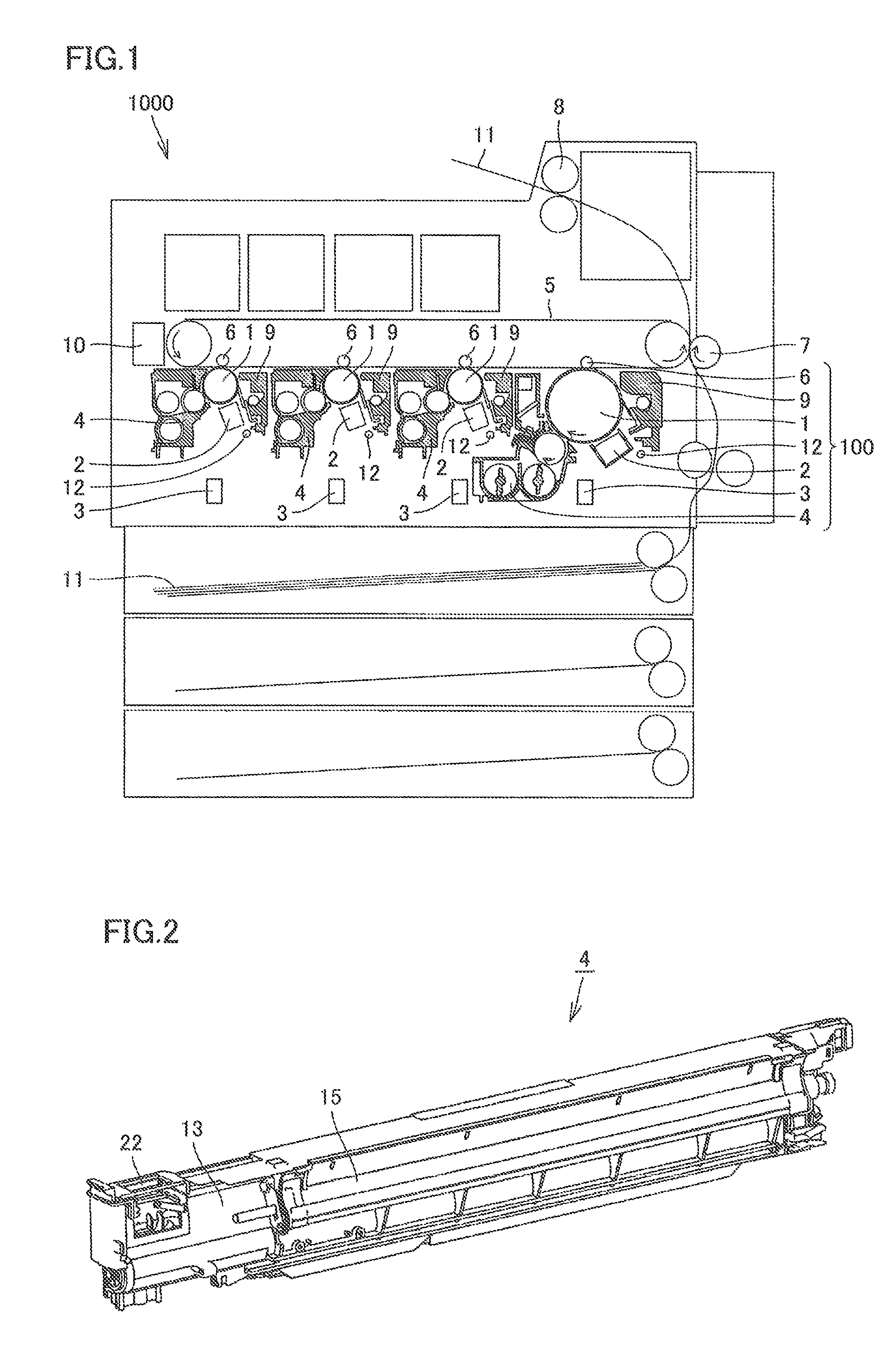 Developer containing device and image forming apparatus
