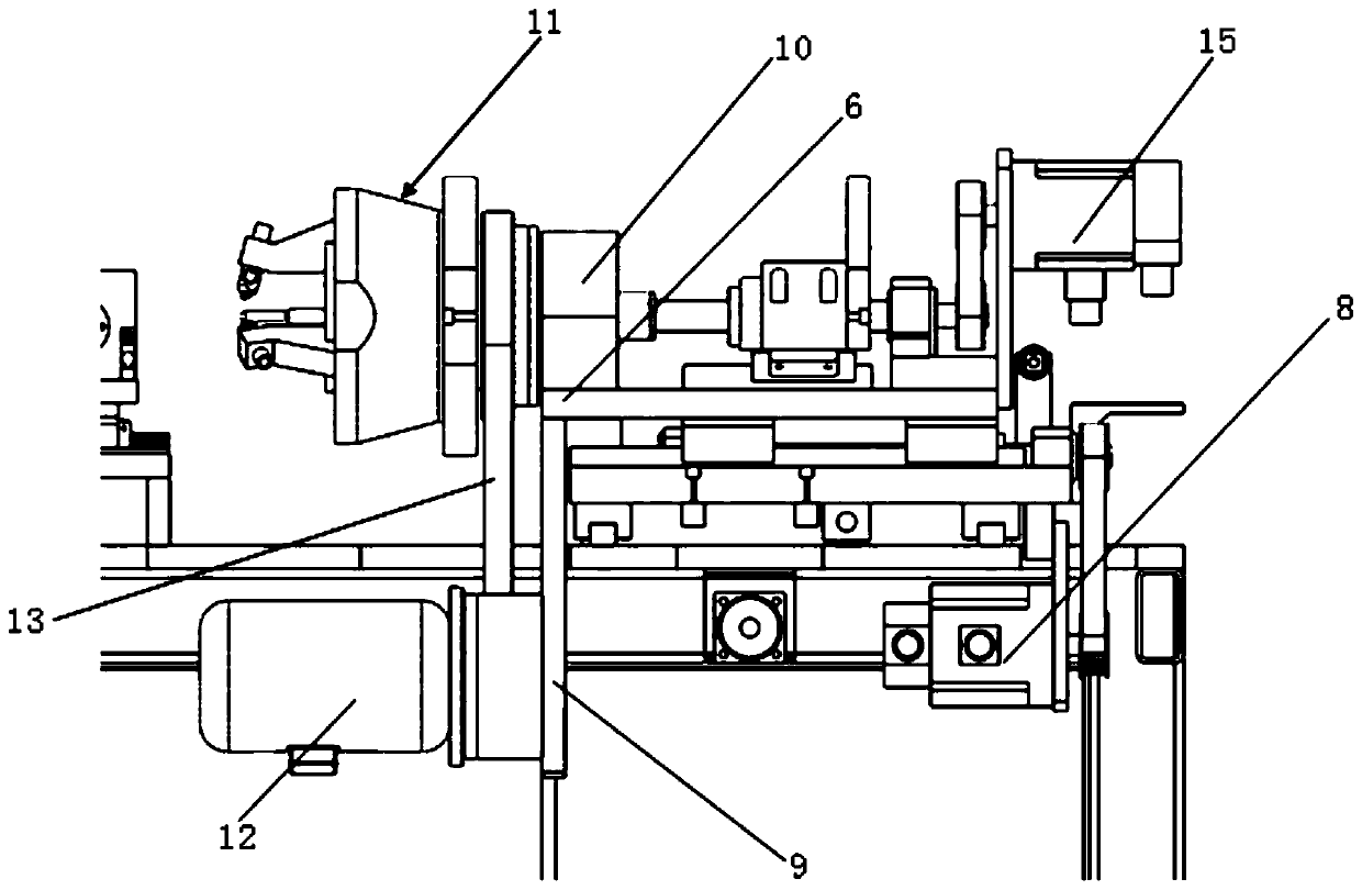 Rotary type spinning reducing device