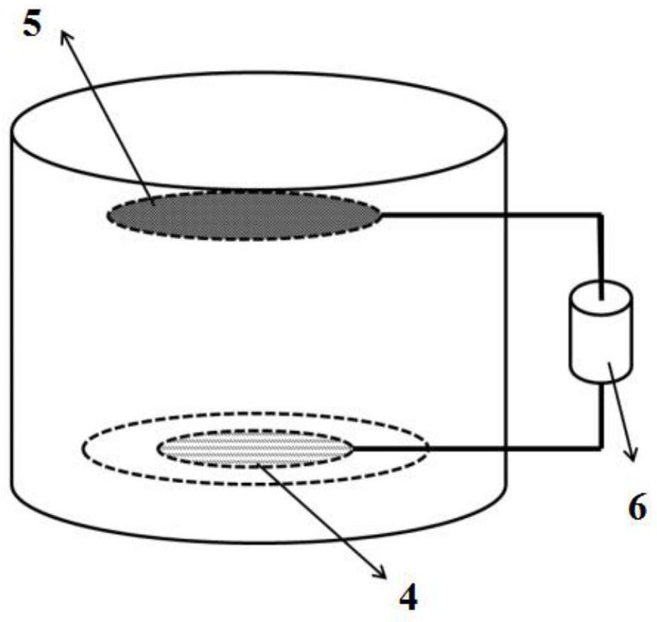 Working electrode for degrading petroleum hydrocarbons, device and application for degrading petroleum hydrocarbons