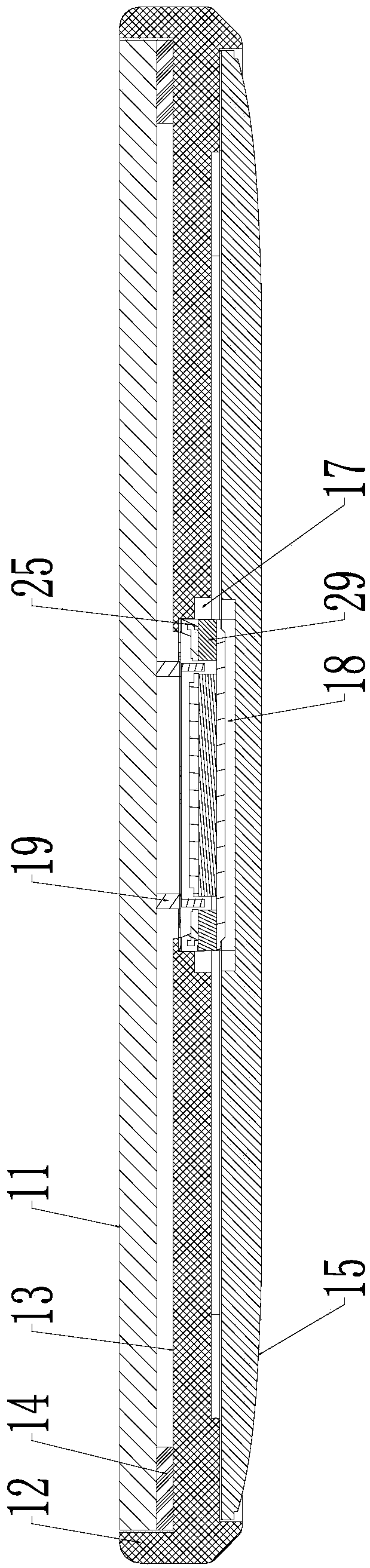 Direct drive type exciter and screen sounding device
