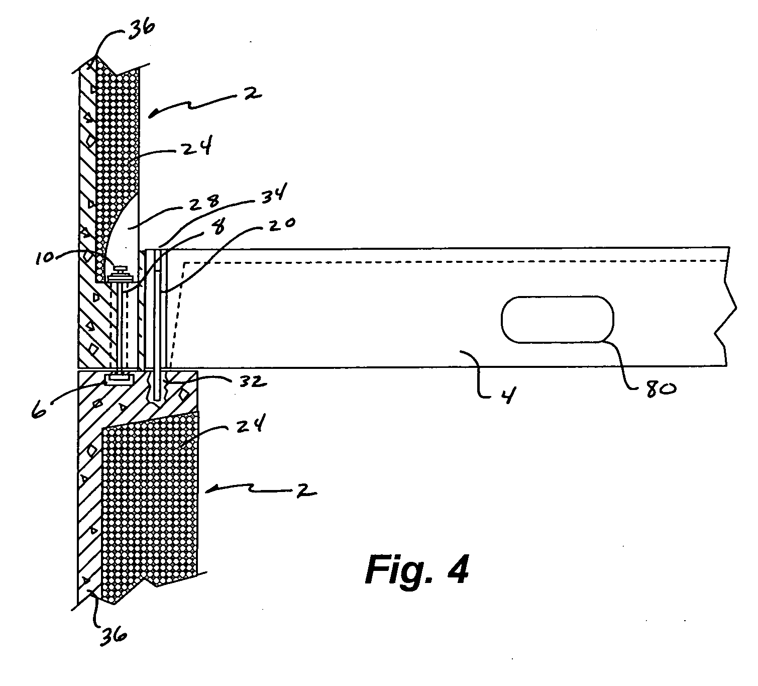 Combination lift and anchor connector for fabricated wall and floor panels