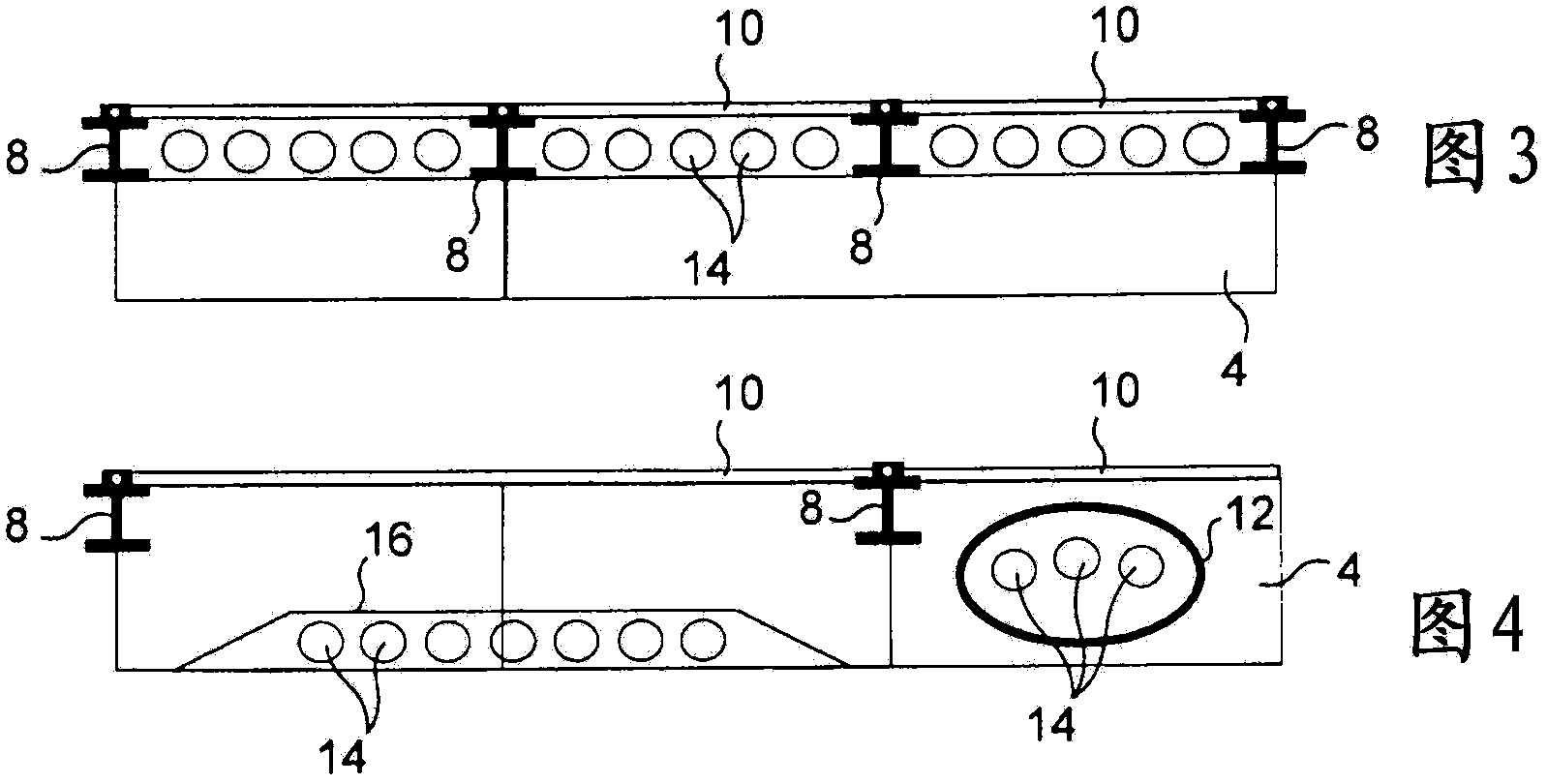 Aircraft fuselage and method for constructing a floor in such a fuselage