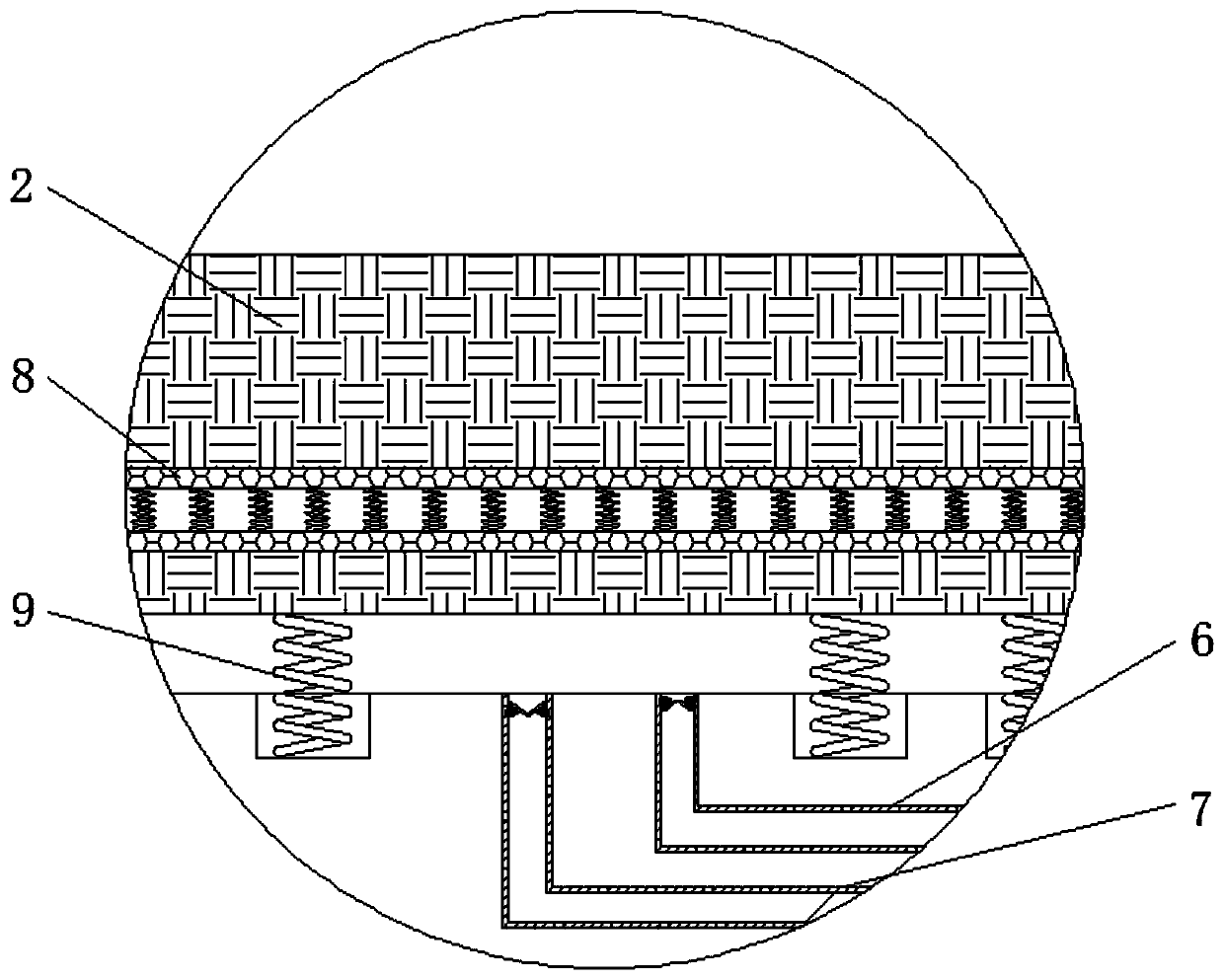 Energy-saving environment-friendly street lamp capable of generating electricity based on pressure