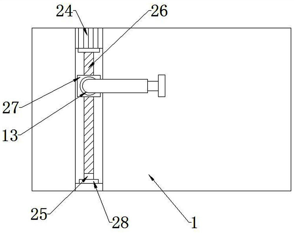 Dust collection structure of glass cutting machine