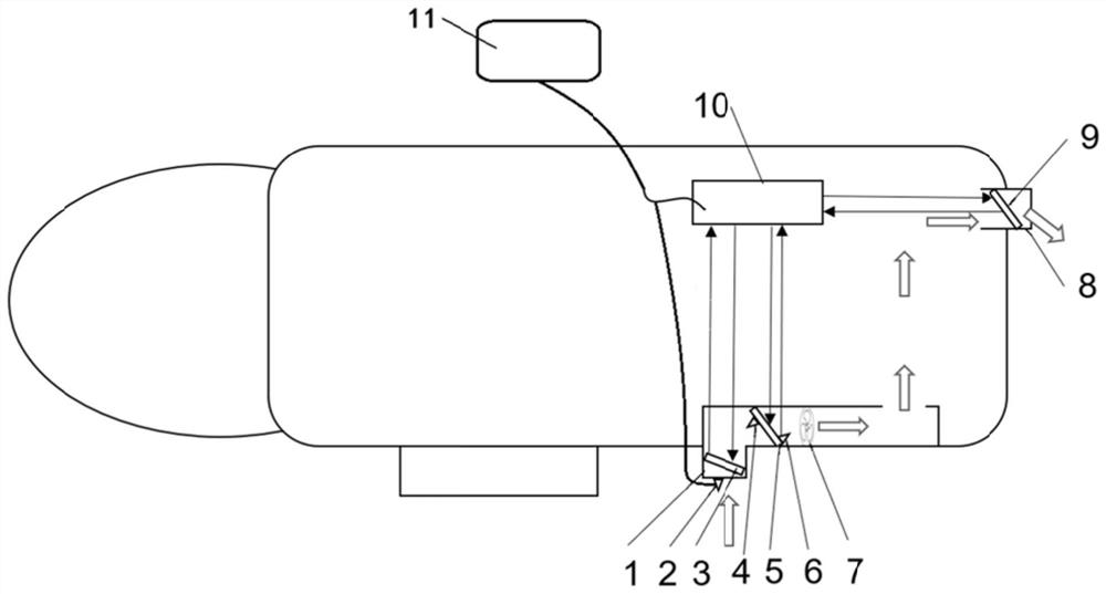 Air-air cooling automatic control early warning system of wind driven generator and control method of air-air cooling automatic control early warning system